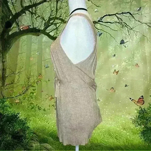 Y2K Charlotte Russe Glitter Gold Cami - Picture 3 of 7